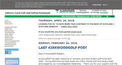 Desktop Screenshot of kirkwoodgolf.co.uk
